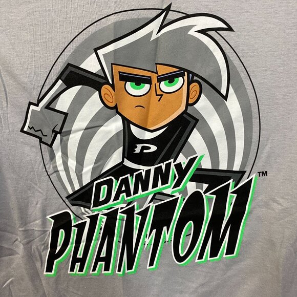Nickelodeon Danny Phantom Spiral Retro Cartoon T-Shirt Small - Picture 2 of 4